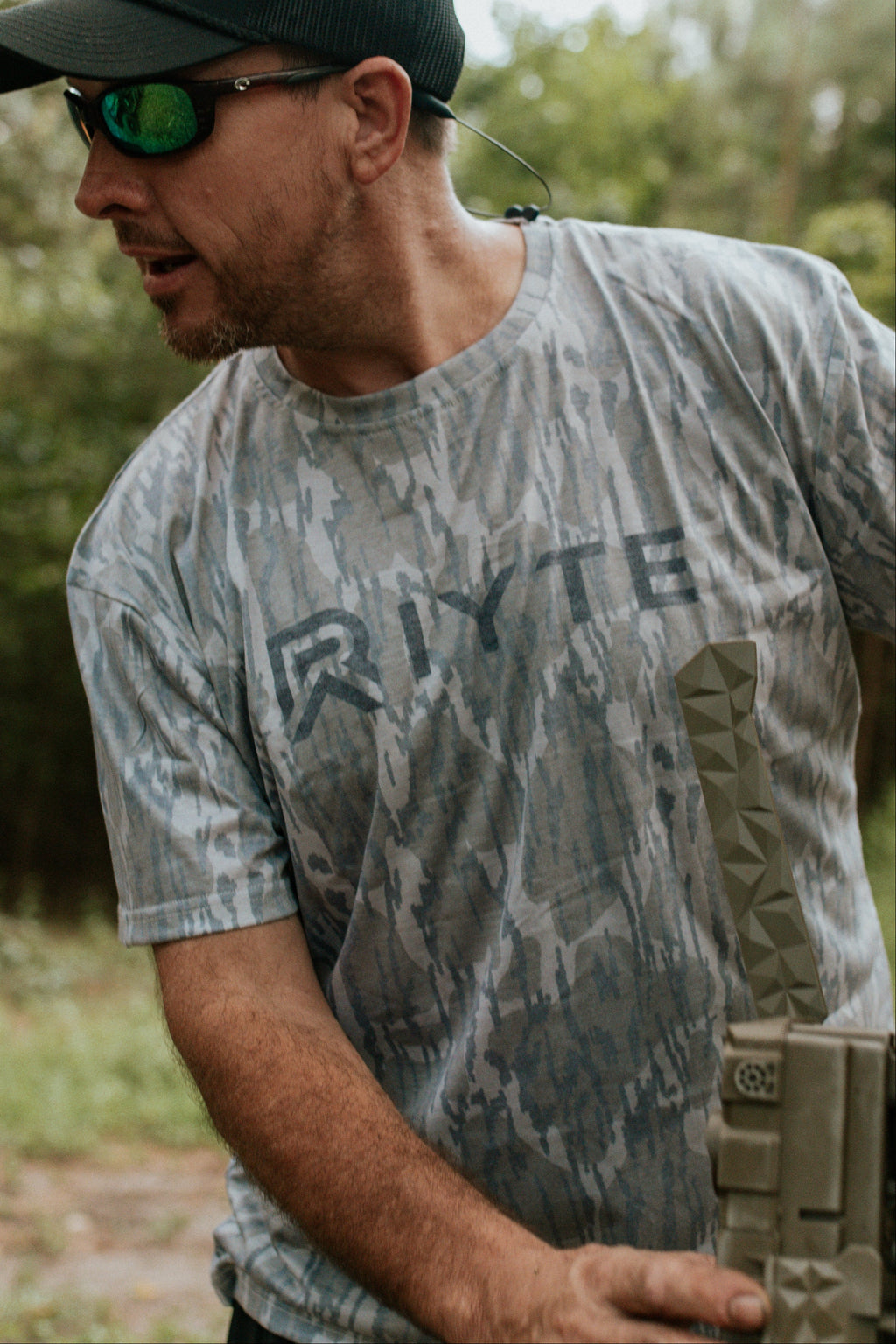 Washed out Bottomland logo shirt