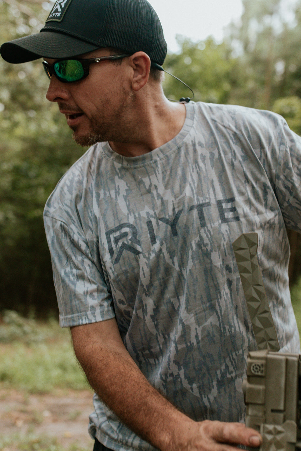 Washed out Bottomland logo shirt